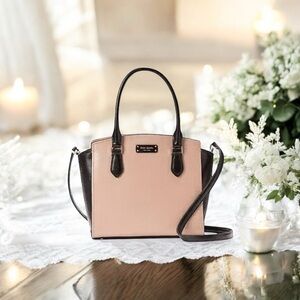 Kate Spade Pink and Black Satchel